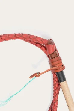 Hot Ringers Western Redhide 6ft Stock Whip Australian Made - Redhide