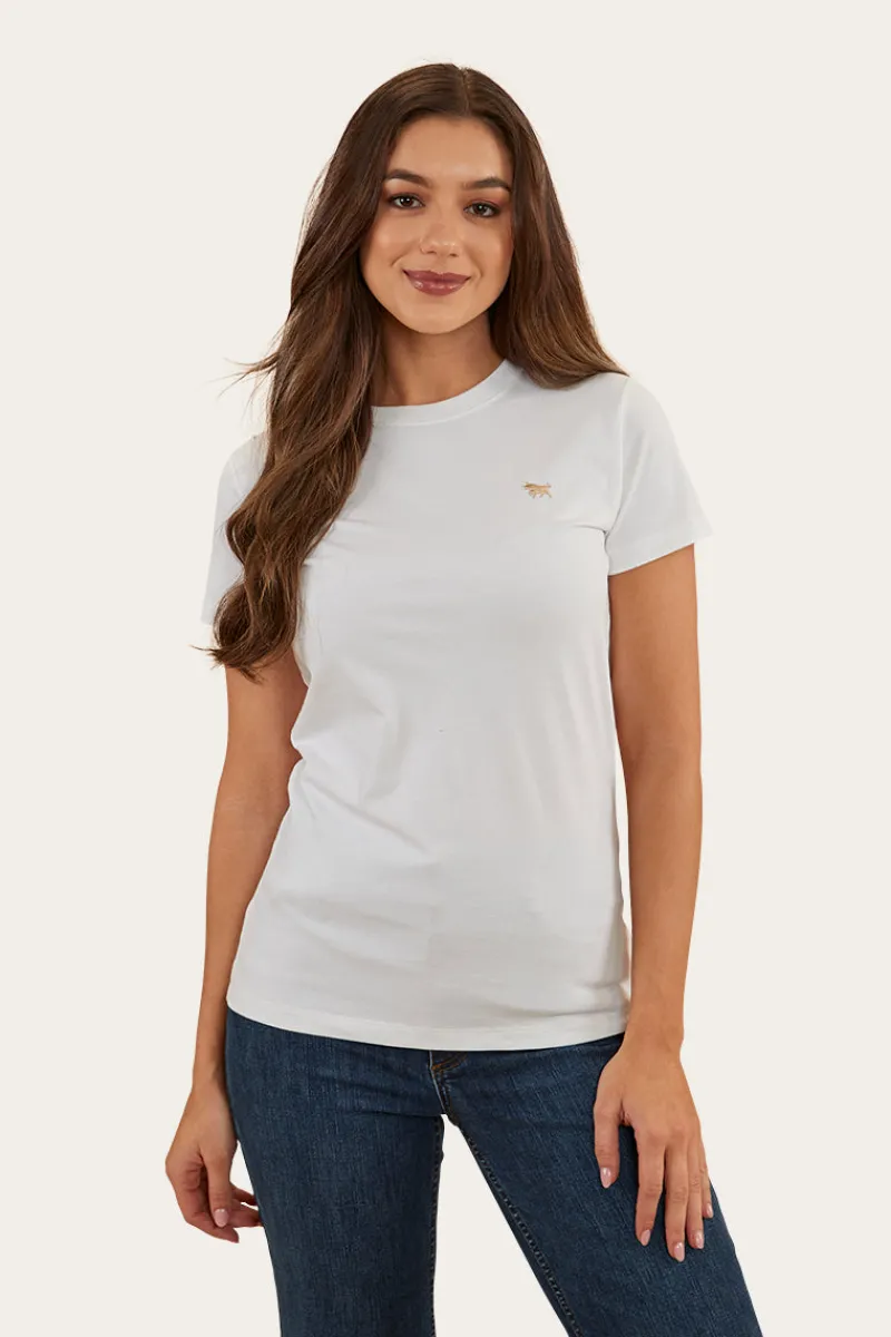 Sale Ringers Western Reeves Womens Classic Fit T-Shirt - White