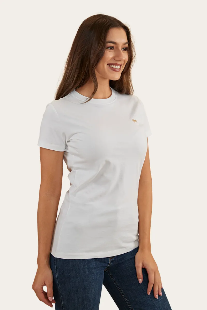Sale Ringers Western Reeves Womens Classic Fit T-Shirt - White