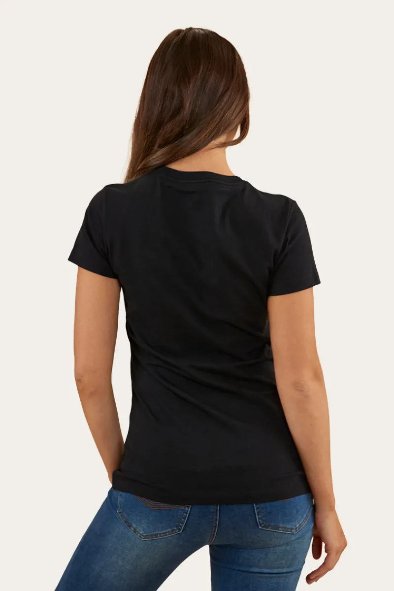 Ringers Western Reeves Womens Classic Fit T-Shirt - Black
