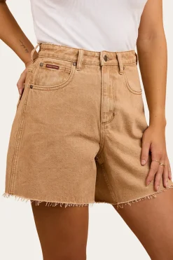 Discount Ringers Western Remy Womens Denim Short - Dark Sand