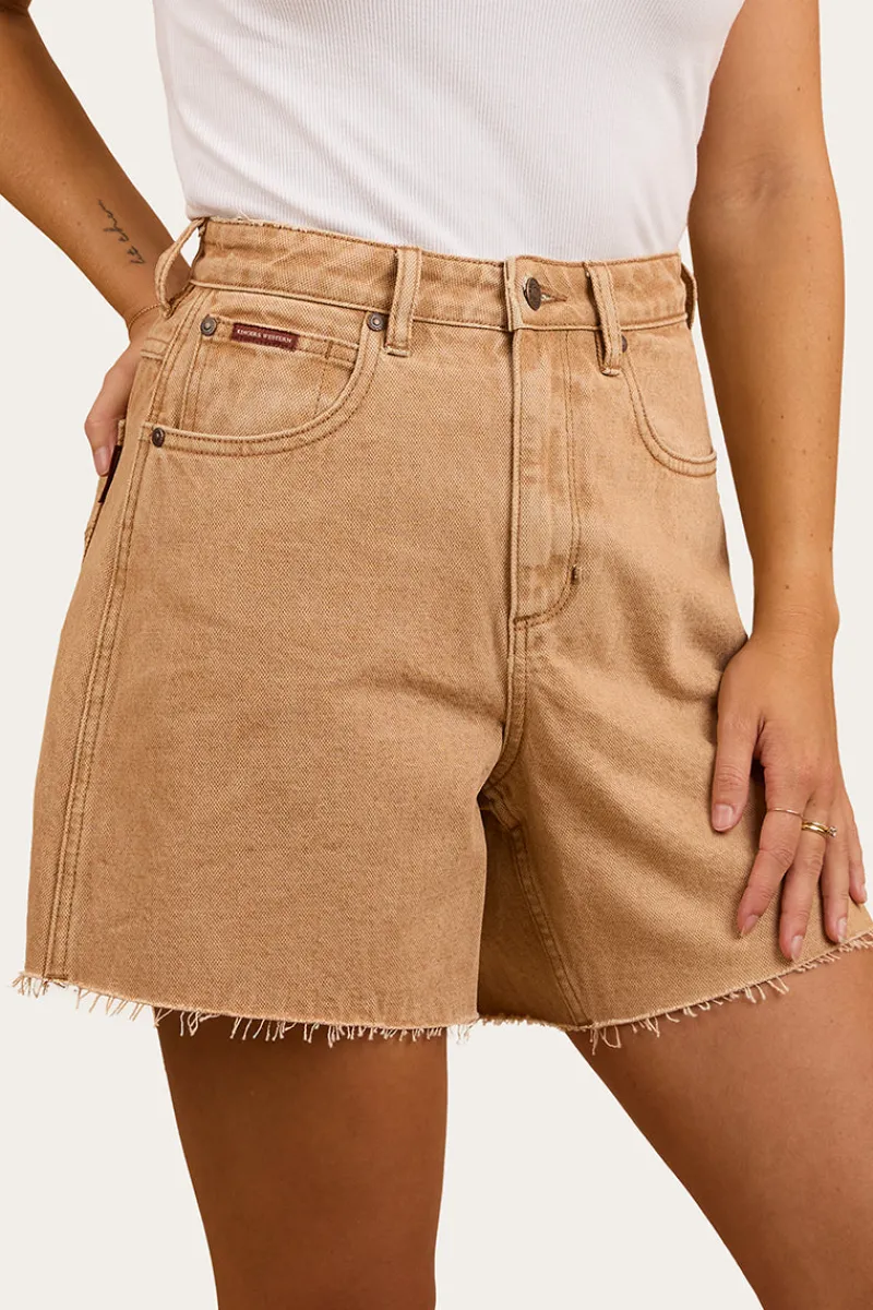 Discount Ringers Western Remy Womens Denim Short - Dark Sand