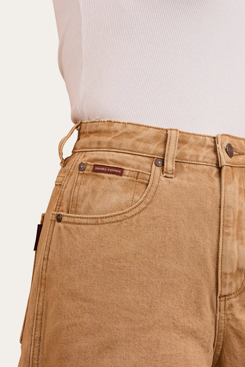 Discount Ringers Western Remy Womens Denim Short - Dark Sand
