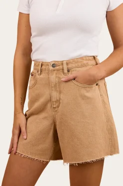 Discount Ringers Western Remy Womens Denim Short - Dark Sand