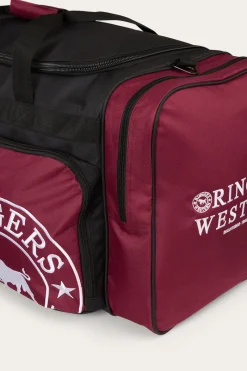 Discount Ringers Western Rider Sports Bag - Burgundy/Black