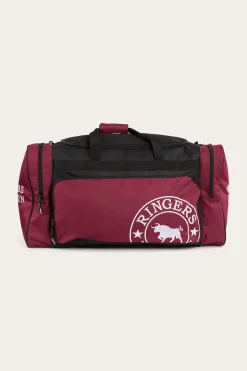 Discount Ringers Western Rider Sports Bag - Burgundy/Black
