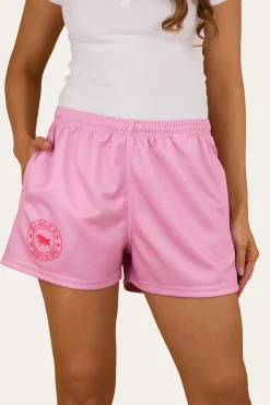 Sale Ringers Western Ringers Footy Short - Pastel Pink