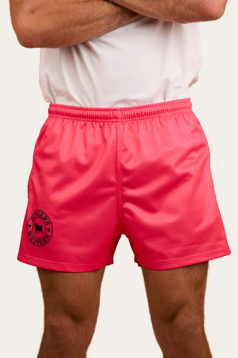 Sale Ringers Western Ringers Footy Shorts - Melon