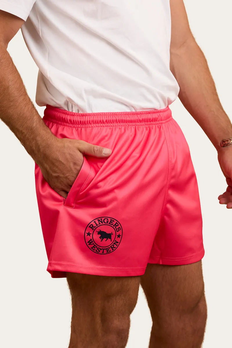 Sale Ringers Western Ringers Footy Shorts - Melon