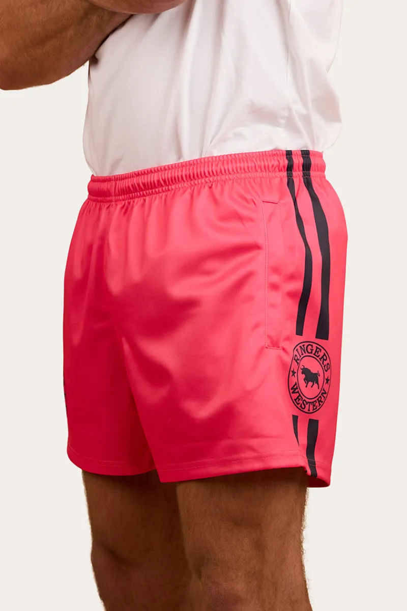 Sale Ringers Western Ringers Footy Shorts - Melon