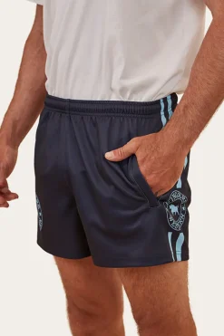 New Ringers Western Ringers Footy Shorts - Navy