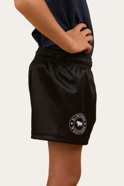 Online Ringers Western Ringers Kids Footy Shorts - Black