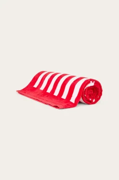 Ringers Western Ringers Stripe Towel - Red