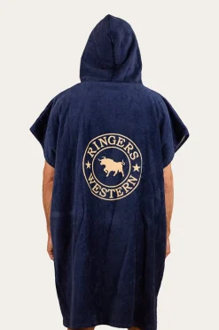 New Ringers Western Hooded Towel - Navy