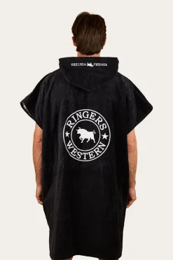 Ringers Western Hooded Towel - Black