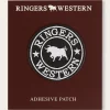 Discount Ringers Western Logo Patch - Black/White