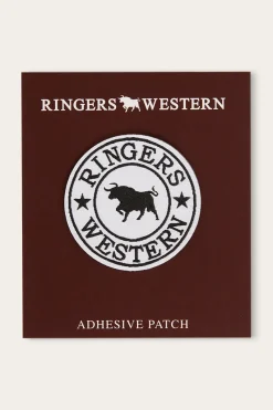 Outlet Ringers Western Logo Patch - White/Black