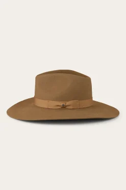 Clearance Ringers Western Rivercrossing Felt Hat - Sand