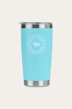Hot Ringers Western Riverstone Tumbler - Turquoise