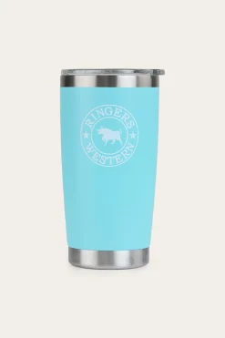 Hot Ringers Western Riverstone Tumbler - Turquoise