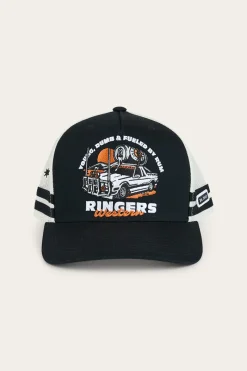 Discount Ringers Western Rum Runner Trucker Cap - Black