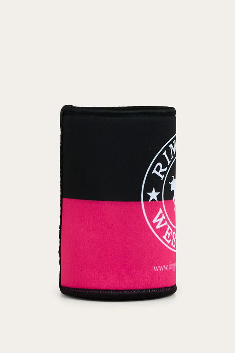 Online Ringers Western RW Splice Stubby Cooler - Pink / Navy