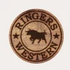 Outlet Ringers Western RW Wood Logo Sticker