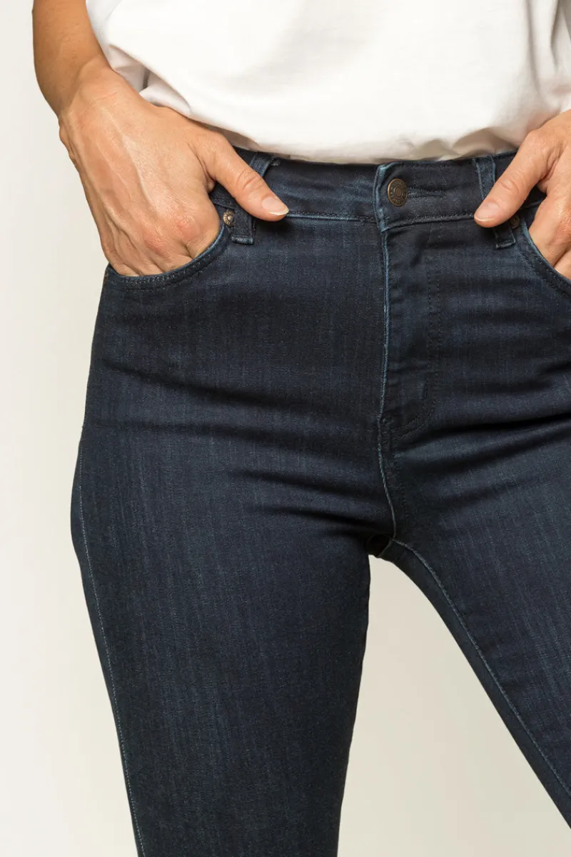 Outlet Ringers Western Sammy Womens High Rise Skinny Leg Jeans - Indigo Blue
