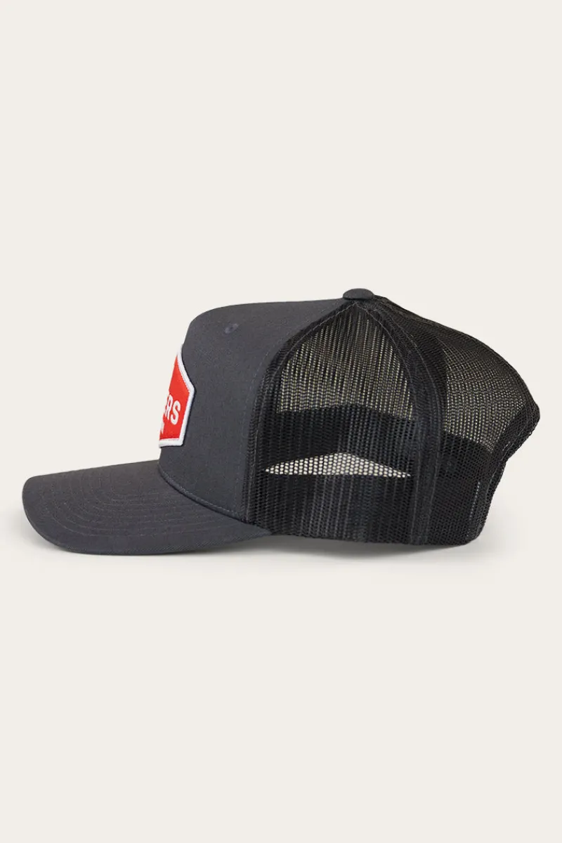 Discount Ringers Western Scotty Trucker Cap - Charcoal/Red
