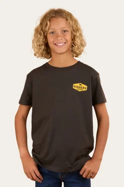 Ringers Western Servo Kids Classic Fit T-Shirt - Charcoal