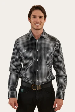 Sale Ringers Western Shelton Mens Dress Shirt - Black