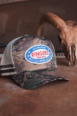 New Ringers Western Shooter Deep Fit Trucker Cap - Camo