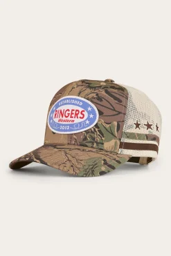 New Ringers Western Shooter Deep Fit Trucker Cap - Camo