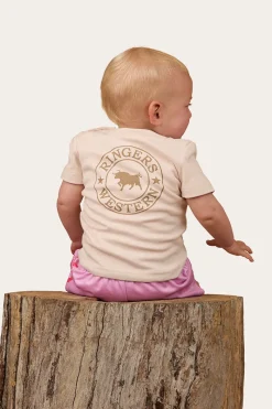 Ringers Western Signature Bull Babies T-Shirt - Beige / Clay