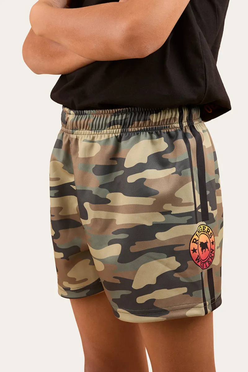 Online Ringers Western Signature Bull Kids Footy Short - Camo