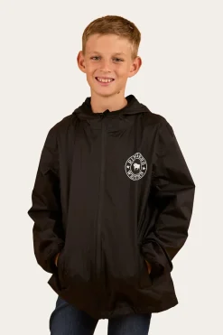 Online Ringers Western Signature Bull Kids Spray Jacket - Black