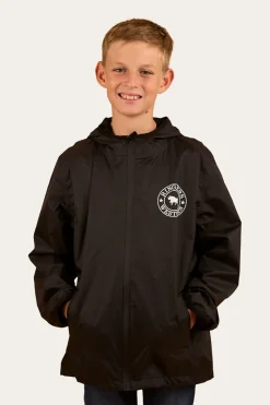 Online Ringers Western Signature Bull Kids Spray Jacket - Black