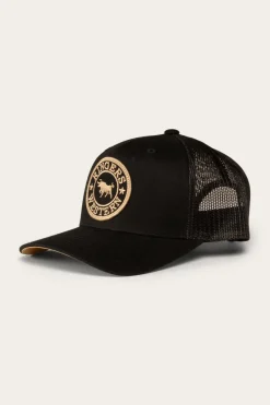 Best Ringers Western Signature Bull Kids Trucker Cap - Black/Gold