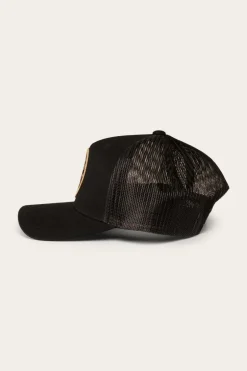 Best Ringers Western Signature Bull Kids Trucker Cap - Black/Gold