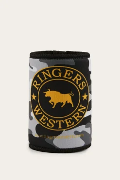 Best Ringers Western Signature Bull Stubby Cooler - Grey Camo