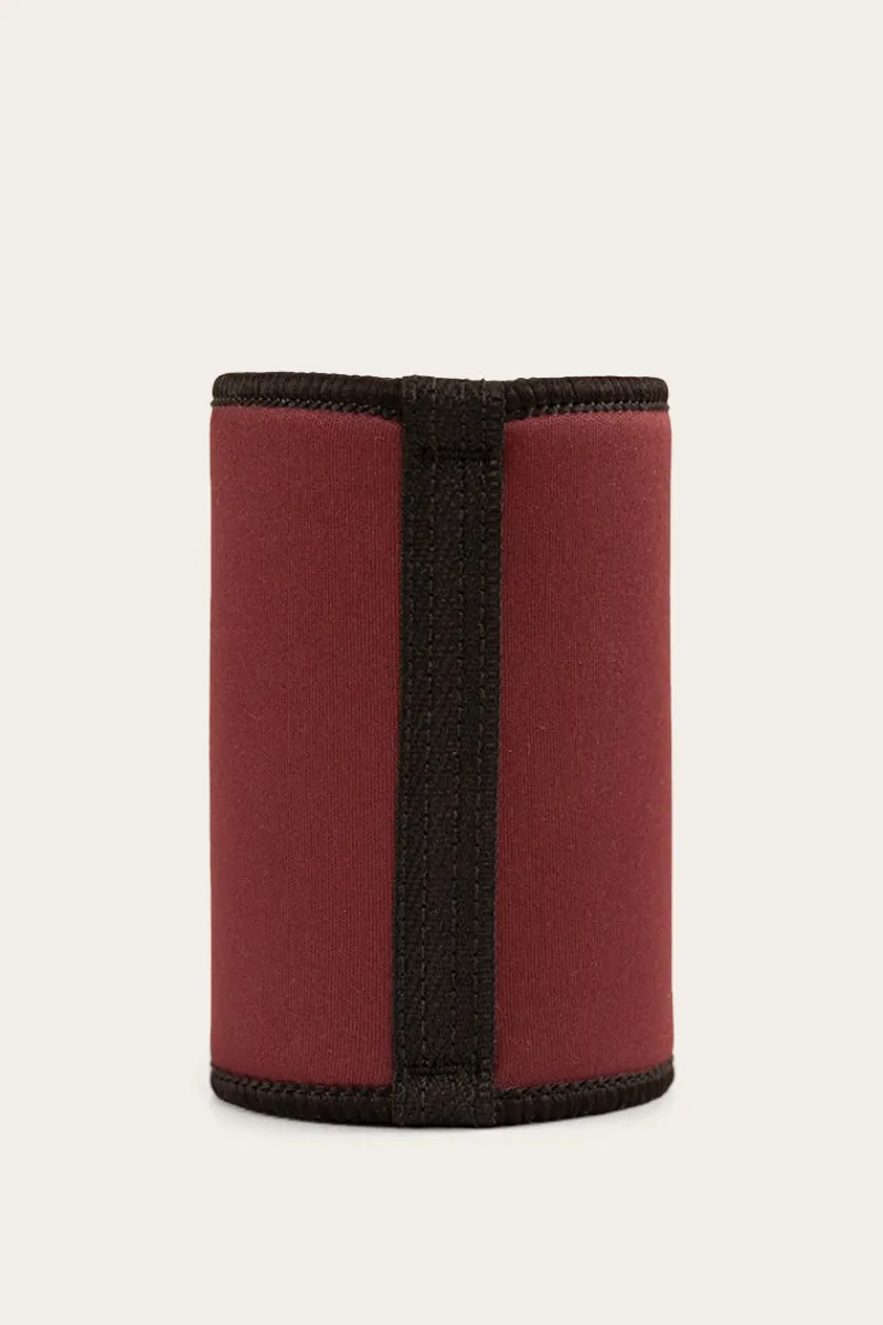 Ringers Western Signature Bull Stubby Cooler - Burgundy