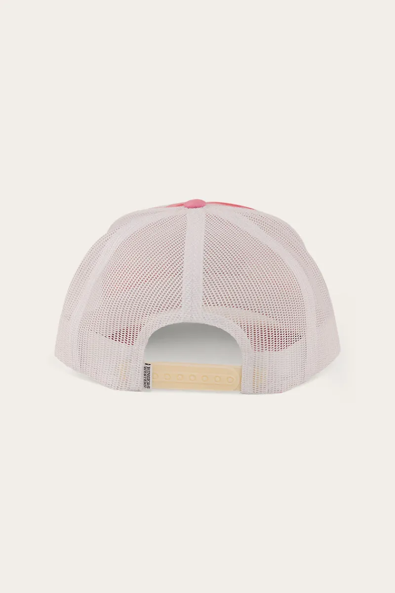 Clearance Ringers Western Signature Bull Trucker Cap - Pink Camo