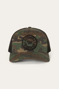 Ringers Western Signature Bull Trucker Cap - Camo/Black