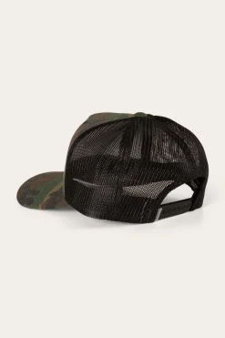 Ringers Western Signature Bull Trucker Cap - Camo/Black