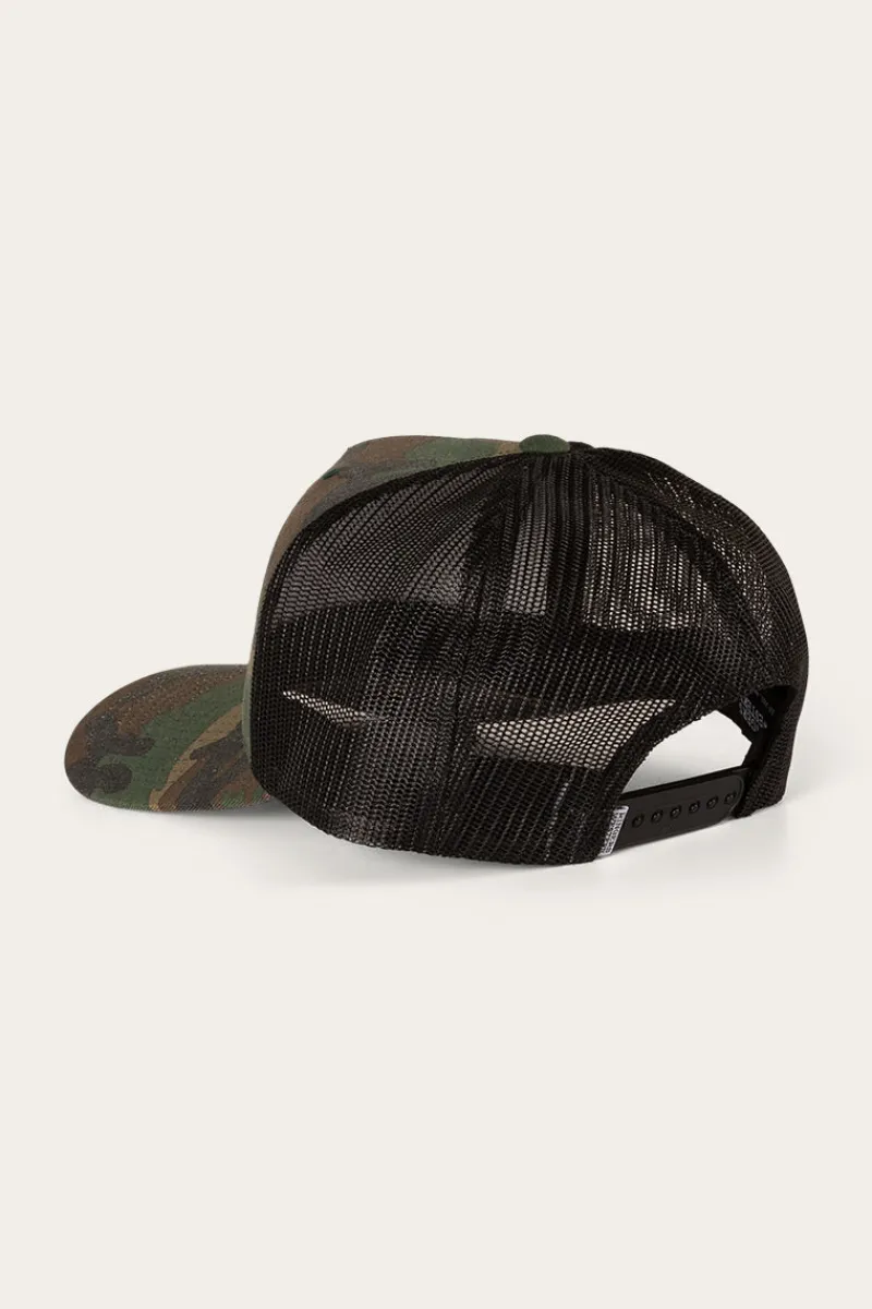 Ringers Western Signature Bull Trucker Cap - Camo/Black