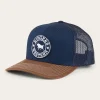 Ringers Western Signature Bull Trucker Cap - Navy / Chocolate