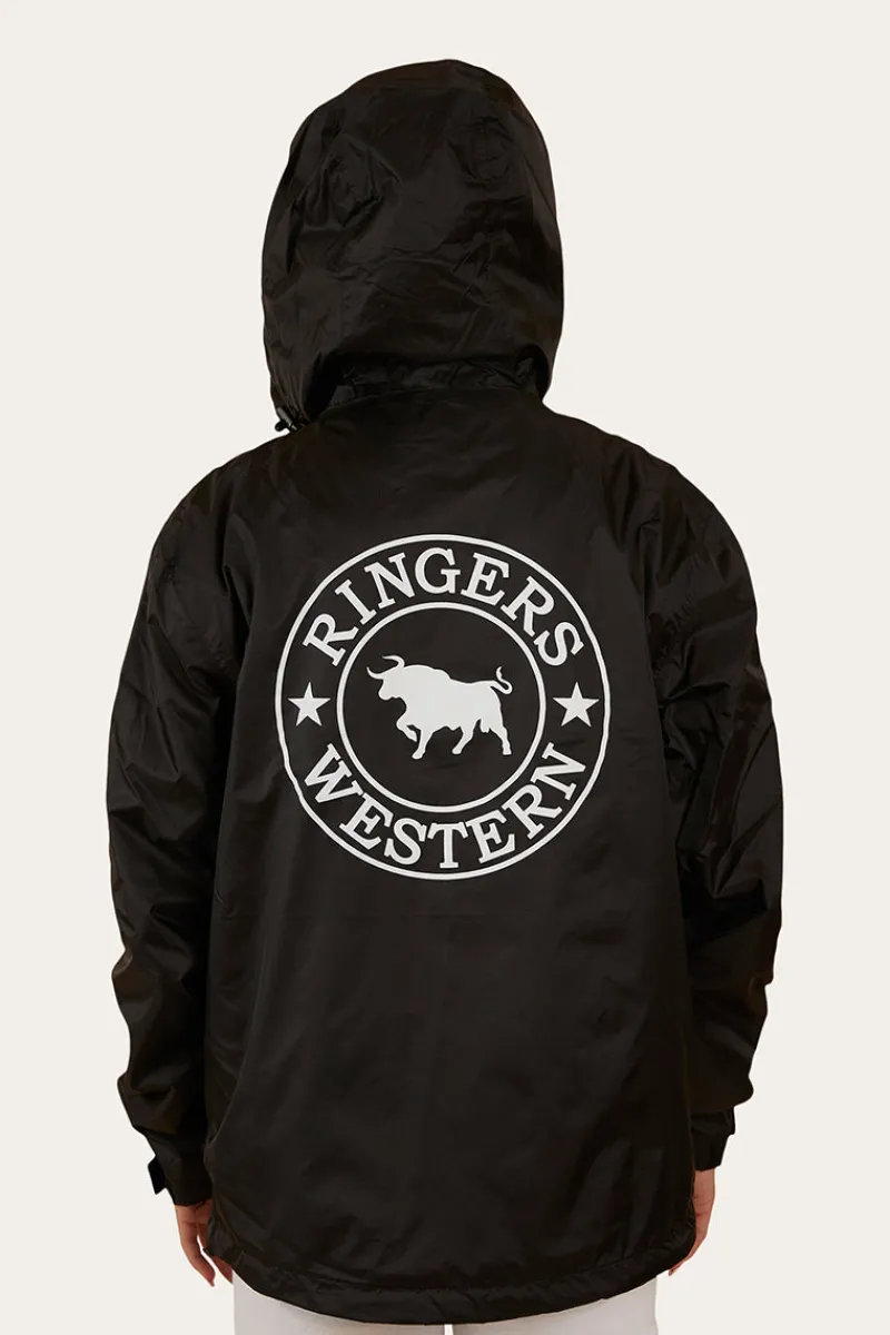 Outlet Ringers Western Signature Bull Womens Spray Jacket - Black