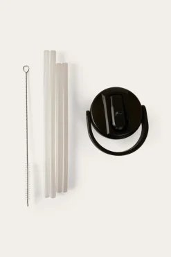 Sale Ringers Western Sippy Lid with Straw - Black