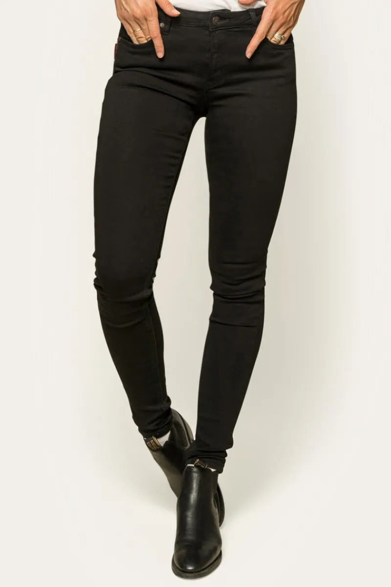 New Ringers Western Sophie Womens Skinny Leg Jeans - Black