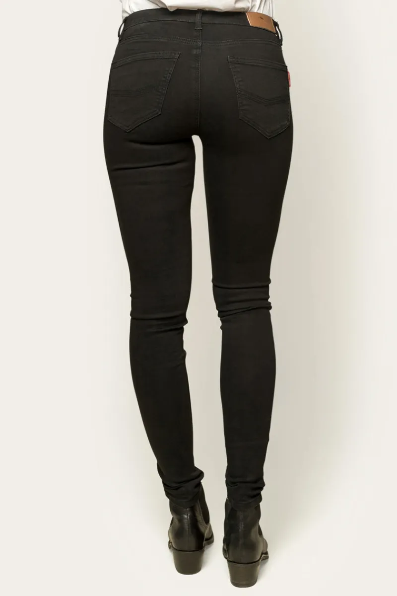 New Ringers Western Sophie Womens Skinny Leg Jeans - Black